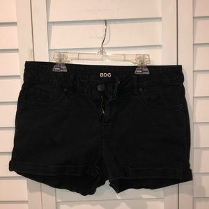 Urban Outfitters BDG mid rise shortie black shorts